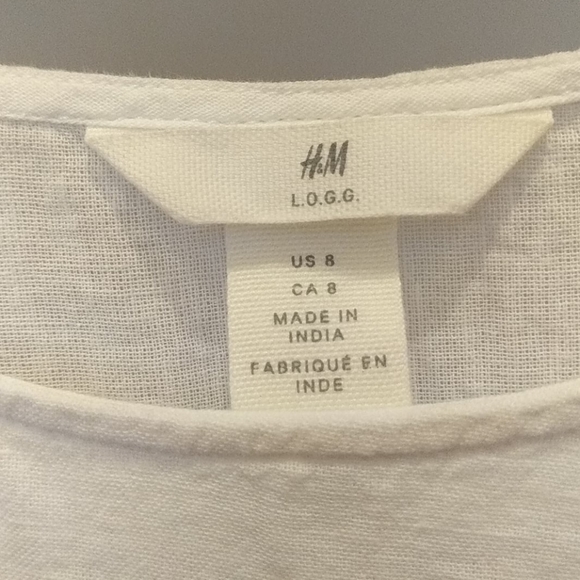 SOLD H&M cotton linen top - Picture 2 of 3